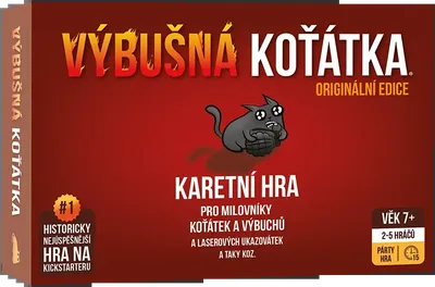 Krabice hry Výbušná koťátka