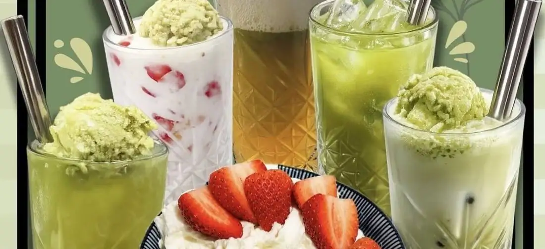Matcha menu.